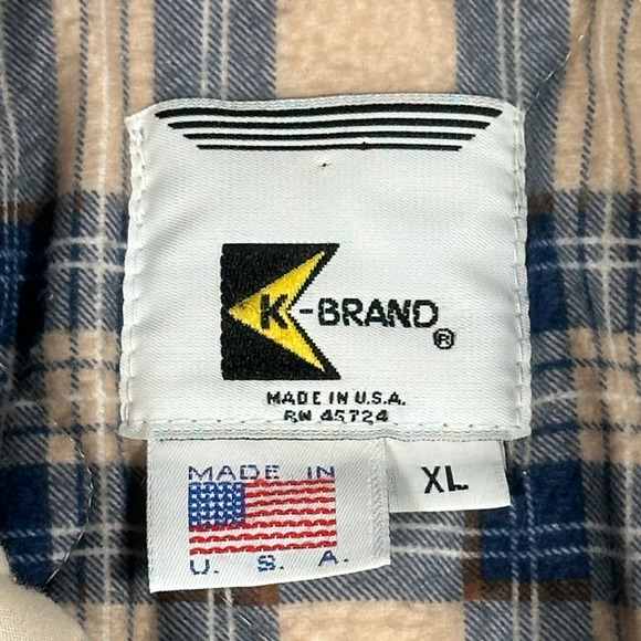 Vintage K Brand Jacket Adult EXTRA LARGE Brown Barn Coat Utility Workwear 90s - Picture 6 of 11